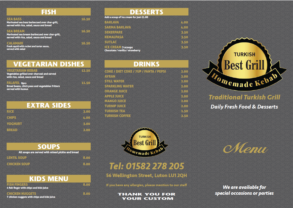 Turkish Best Grill Menu - Image 3